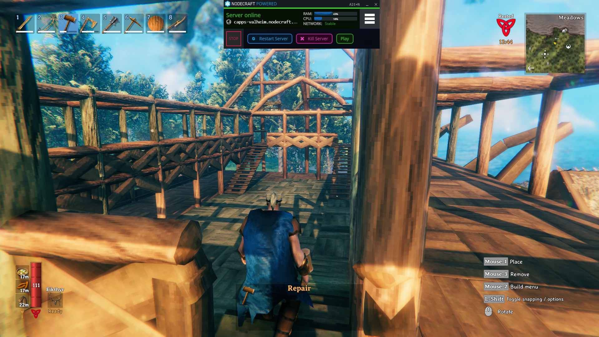 Longhouse Construction — Meadows